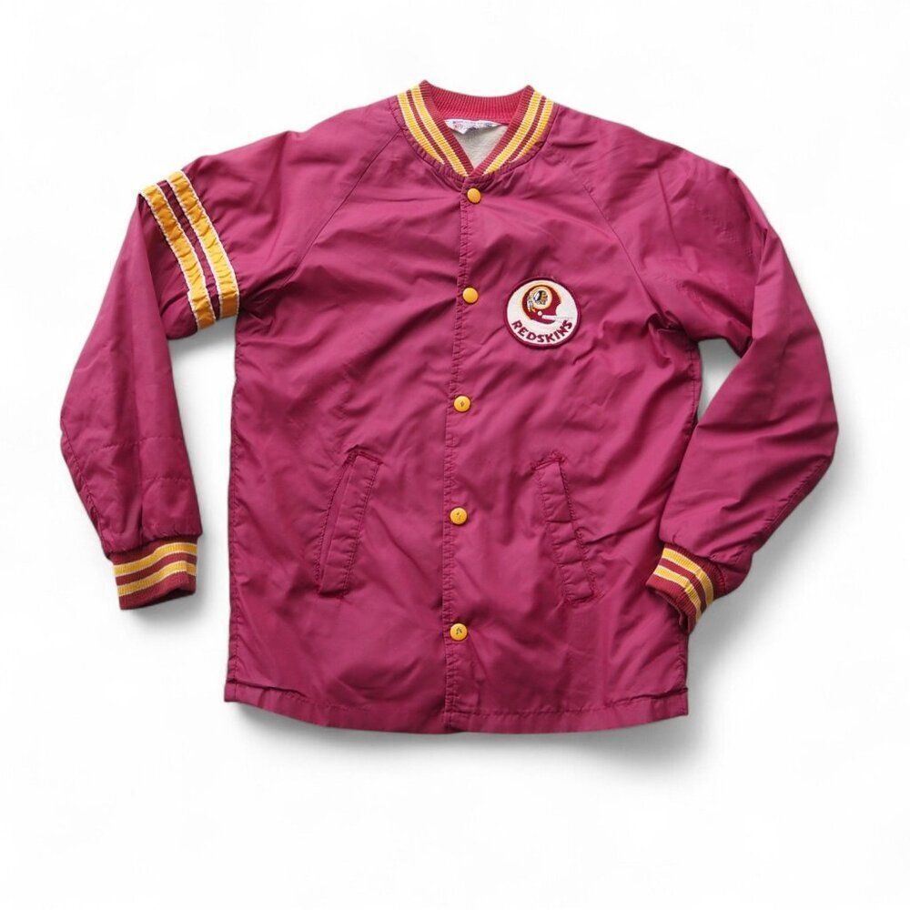 Stahl-Urban Vintage 1970s Washington Redskins Commenders Snap‎ Jacket Youth 14